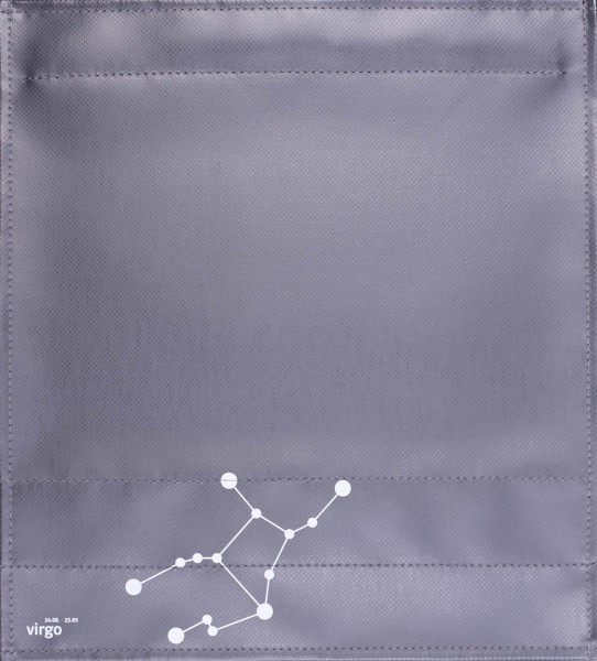 Exchangeable cover - zodiac sign Virgo - anthracite / afterglow color - size M