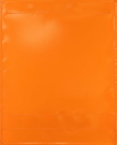 Wechselklappe für Kuriertasche - Plane pur - orange - Größe L