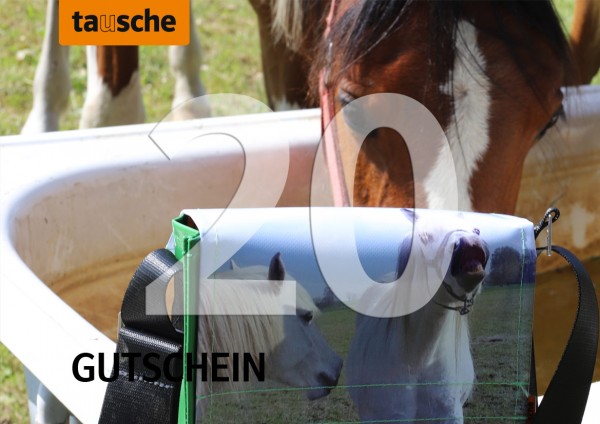20 € tausche bags voucher for the entire product range