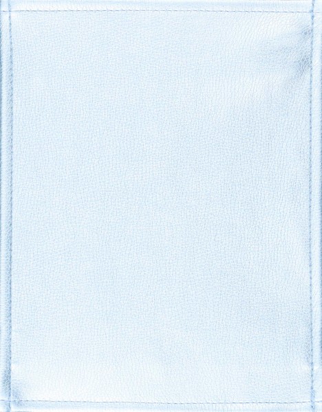 Wechseldeckel für Tasche/Rucksack - Kunstleder - himmelblau - Größe S