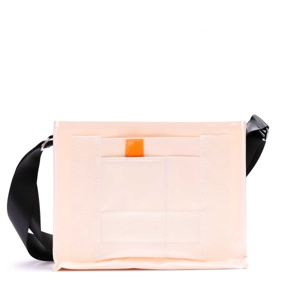 Shoulder bag - to put together yourself - »Tagediebin« (day thief) - ivory - 1