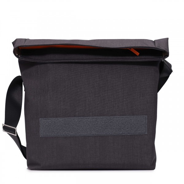 Messenger bag - customisable - Cordura - »Leistungsträgerin« (high performer) - granite - 1