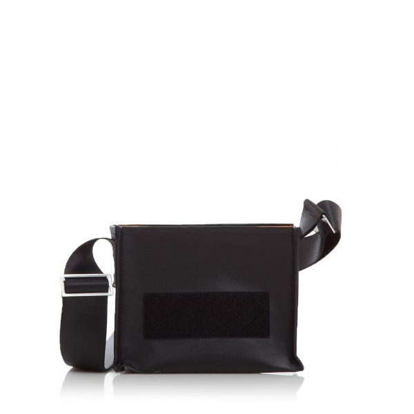 Handtasche - mit Wechselklappe - Nachtschwärmerin - schwarz matt - 1