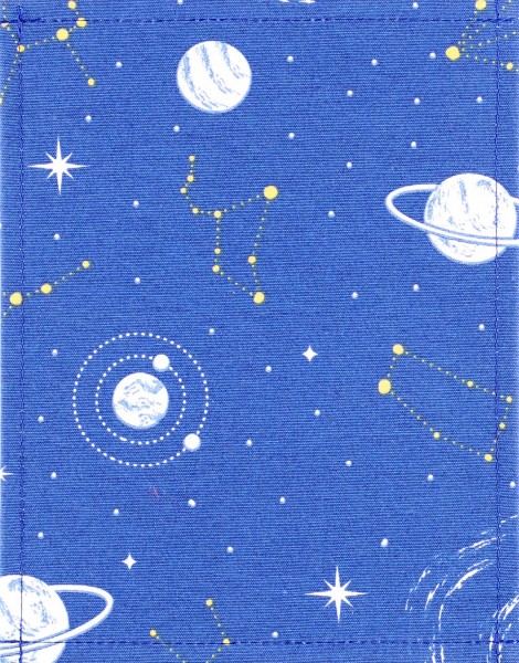Interchangeable cover for bag - Galaxy- blue/white - size S