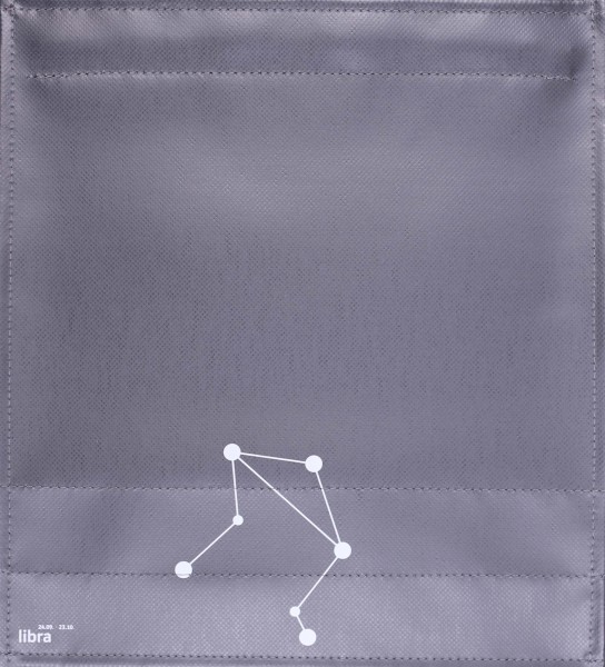 Exchangeable cover - zodiac sign Libra - anthracite / afterglow color - size M