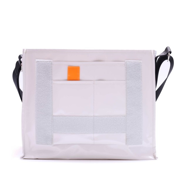Messenger Bag - customizable - »Nomadin« (Nomad) - light gray - 1