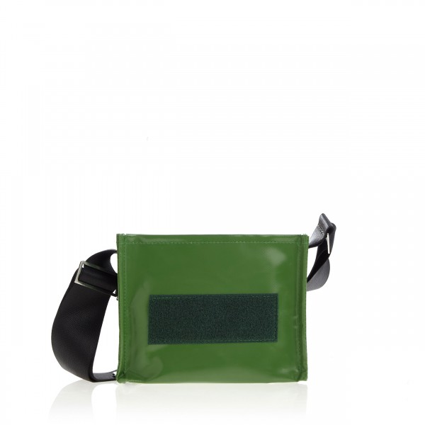 Handbag - with exchangeable flap - »Nachtschwärmerin« (night owl) - green - 1