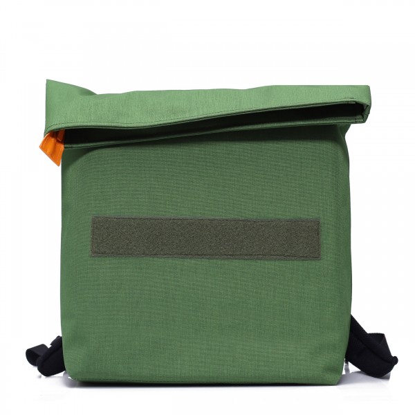 Backpack - changeable design - from Cordura - »Präsidentin« (president) - mossy green - 1