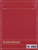 Deckel S - Kostendeckel burgunder/gold