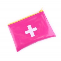 Accessoire - Lebensretter pink-weiss-gelb