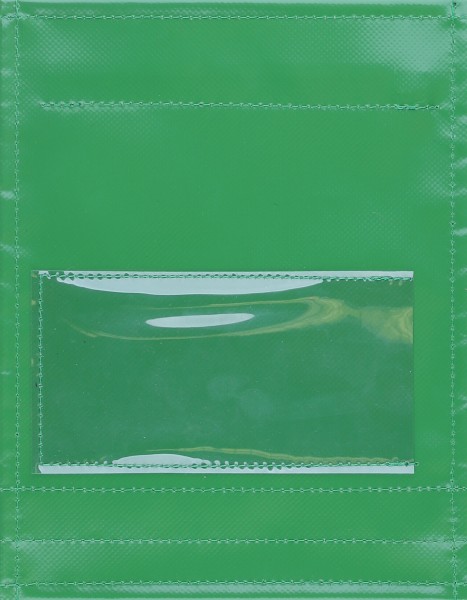 Wechseldeckel für Tasche/Rucksack - Fenster - grün - DIY - Größe S