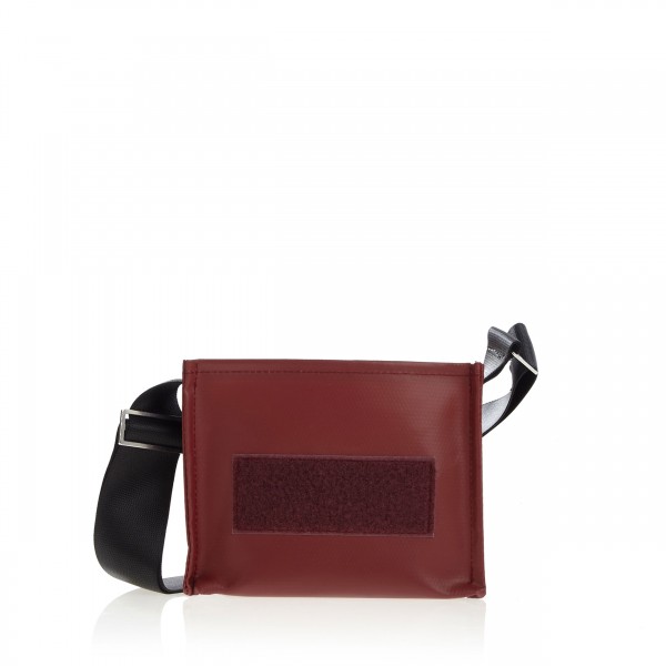 Handtasche - mit Wechselklappe - Nachtschwärmerin - burgunder - 1