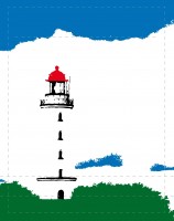 Deckel S - Leuchtturm Hiddensee