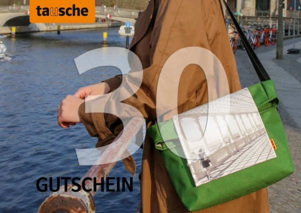 30 € tausche bags voucher for the entire product range