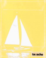Deckel S - Segelboot gelb