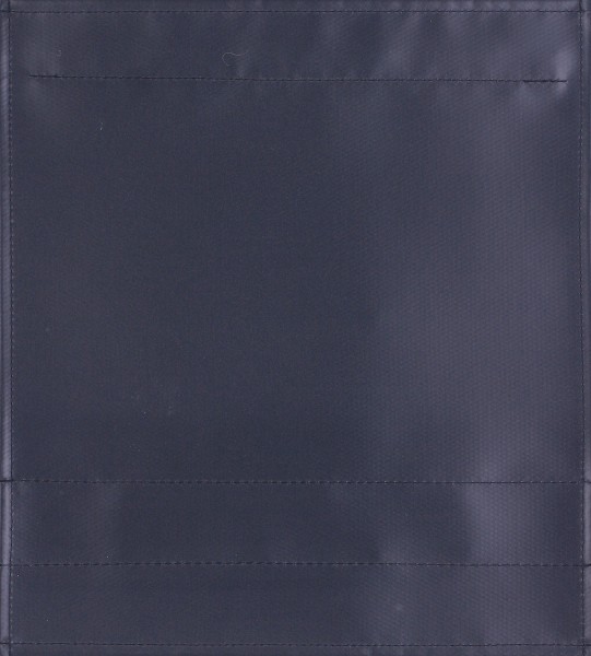  Wechseldeckel für Tasche - pur matt Naht schwarz - schwarz - Größe M