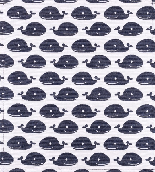 Exchangeable cover for bag - Happy whales - Size M - ♥
