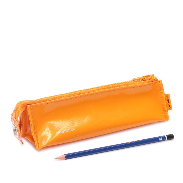 Pencil case, pencil case - Anstifter (instigator) - truck tarpaulin - orange - 1