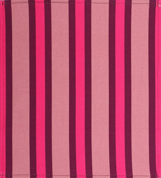 Interchangeable flap for bag - block stripes - pink/apricot - size M