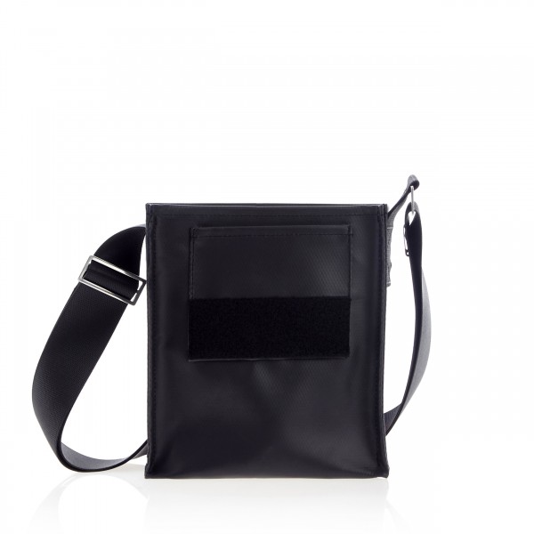 Handbag - customisable - »Forscherin« (researcher) - black matt - 1