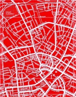 Deckel S - Stadtplan rot